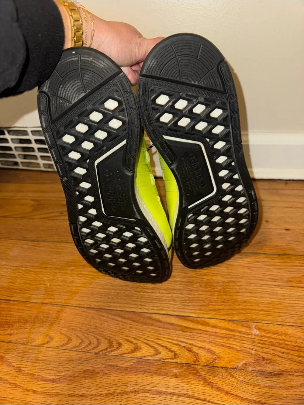 adidas Neon & Black Sneakers - Picture 6 of 6